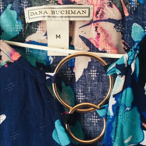 Dana Buchman Watercolor Tunic Blouse - Picture 4 of 7
